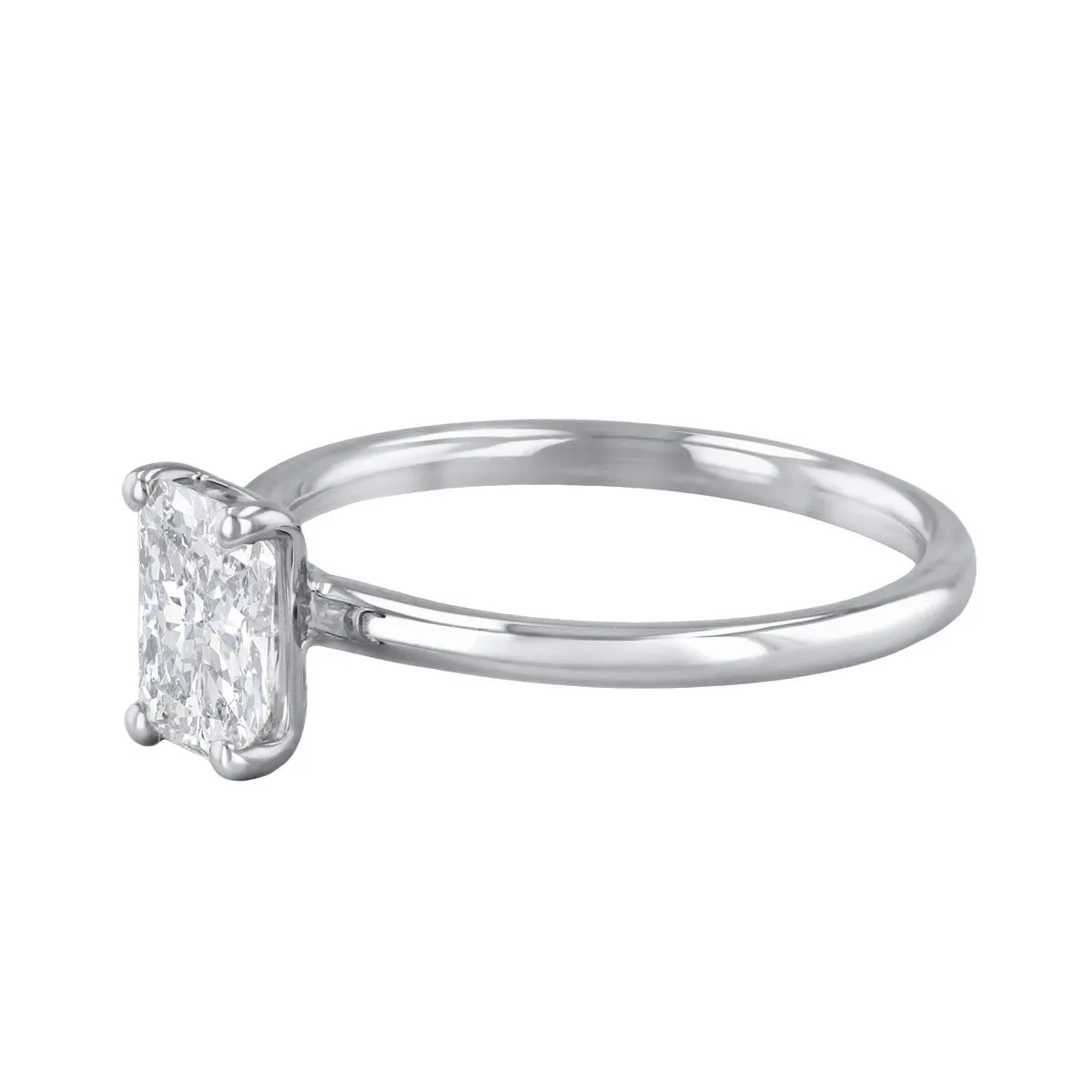 0-35ct Sofia Radiant Cut Diamond Solitaire Engagement Ring | 18ct White Gold