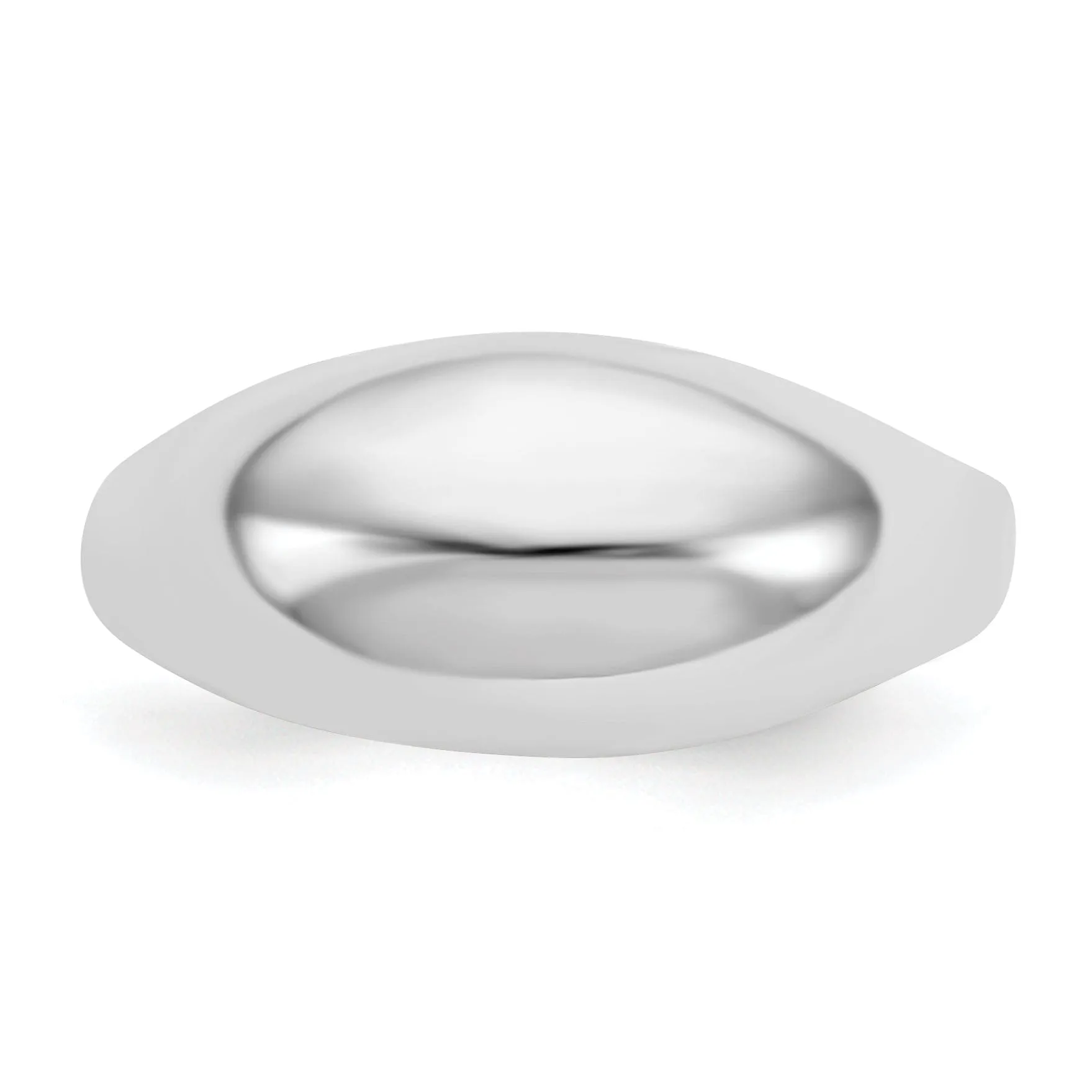 14k White Gold Timeless Creations Dome Ring