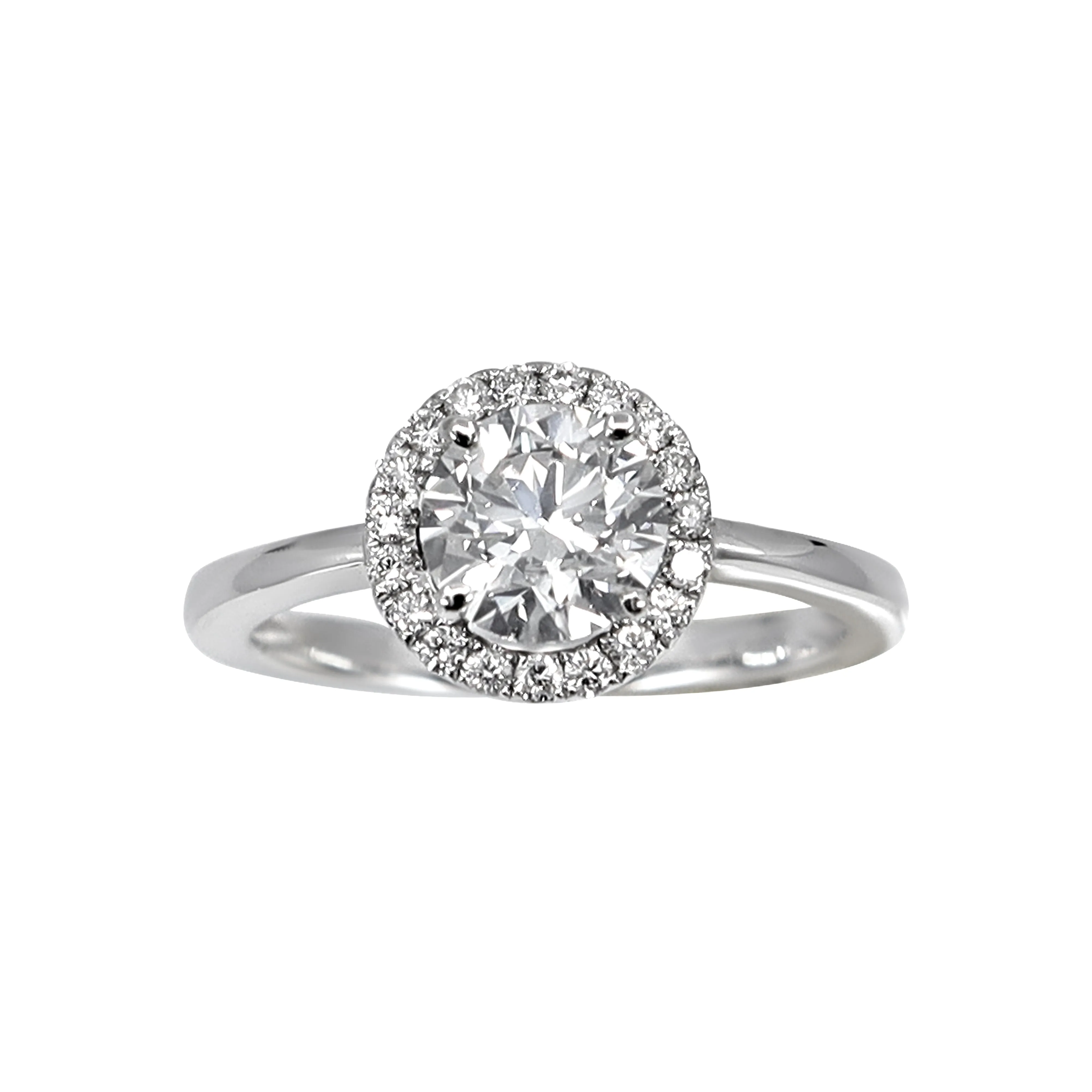 18K White Gold Tdw. 1.16ct Diamond Ring - 20703752