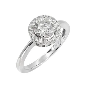 18K White Gold Tdw. 1.16ct Diamond Ring - 20703752