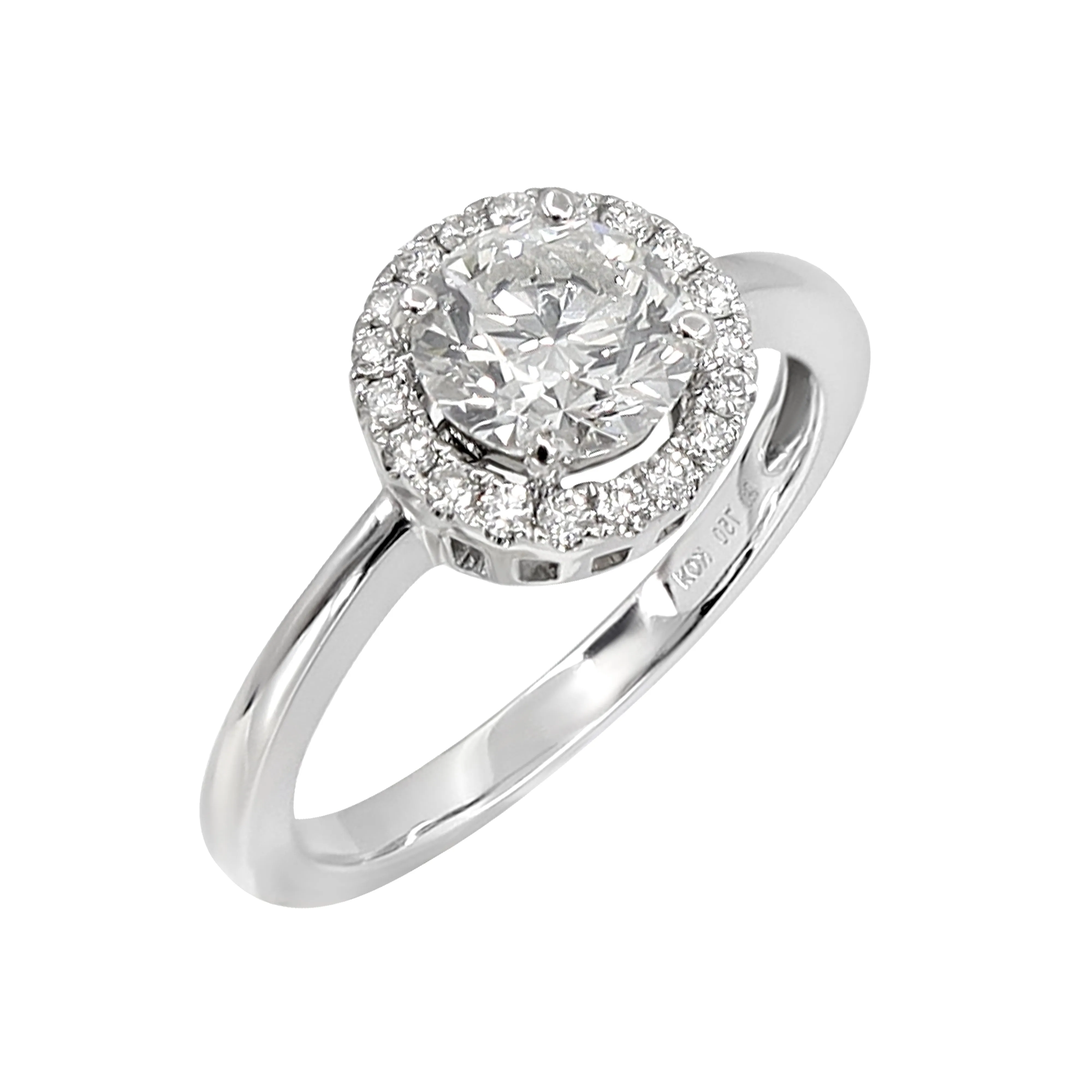 18K White Gold Tdw. 1.16ct Diamond Ring - 20703752