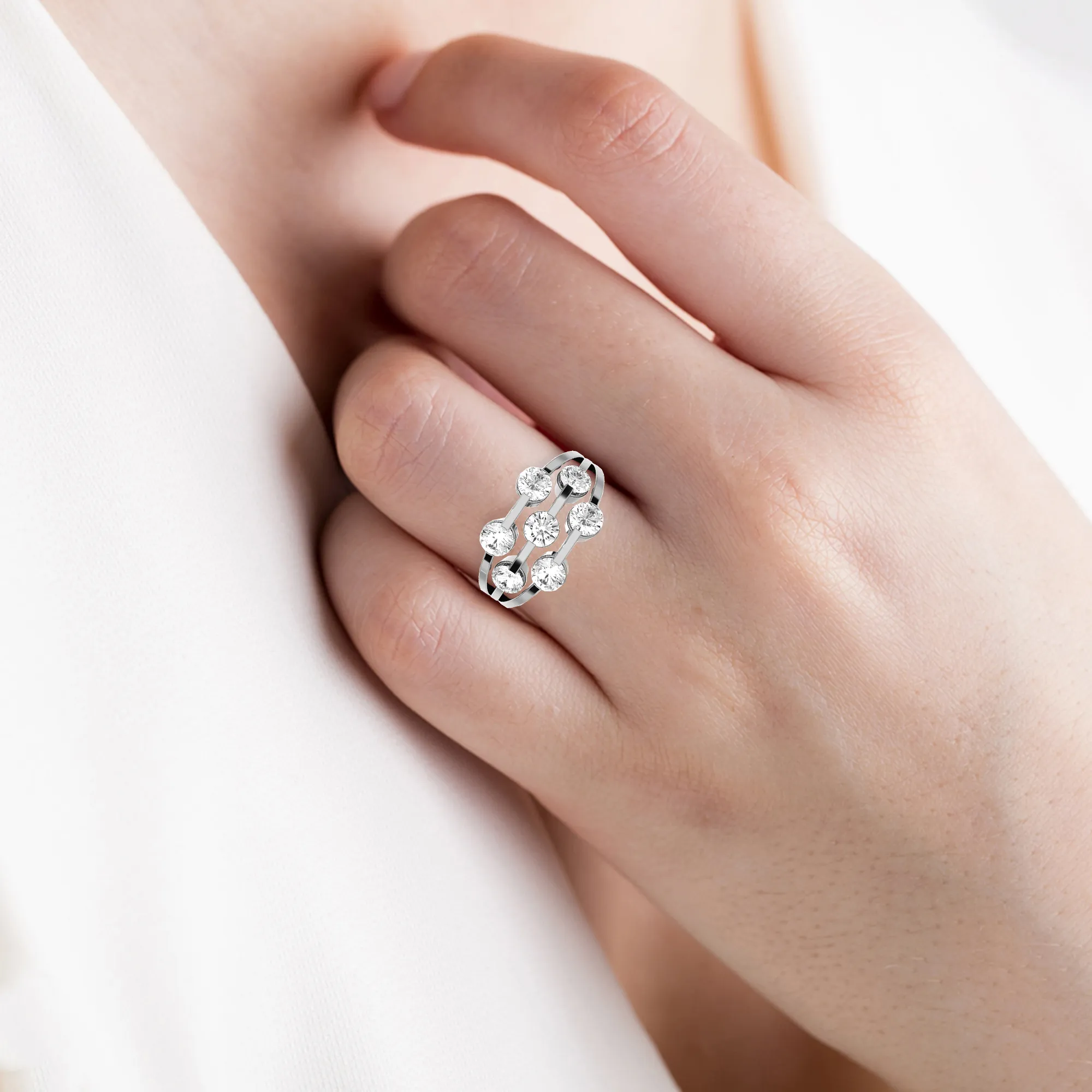 2 1/4 ctw Round Lab Grown Diamond Ring
