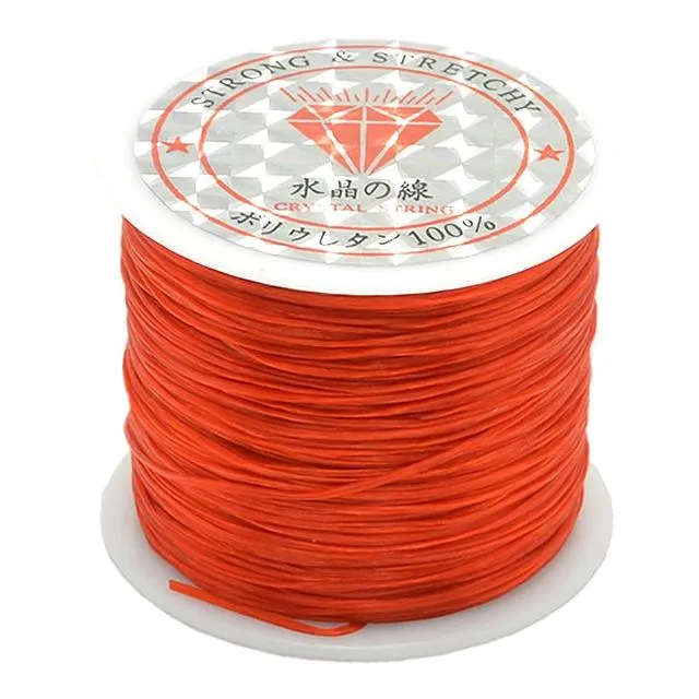 2 Pack 50M 0.5Mm Elastic Cord For Jewelry Making