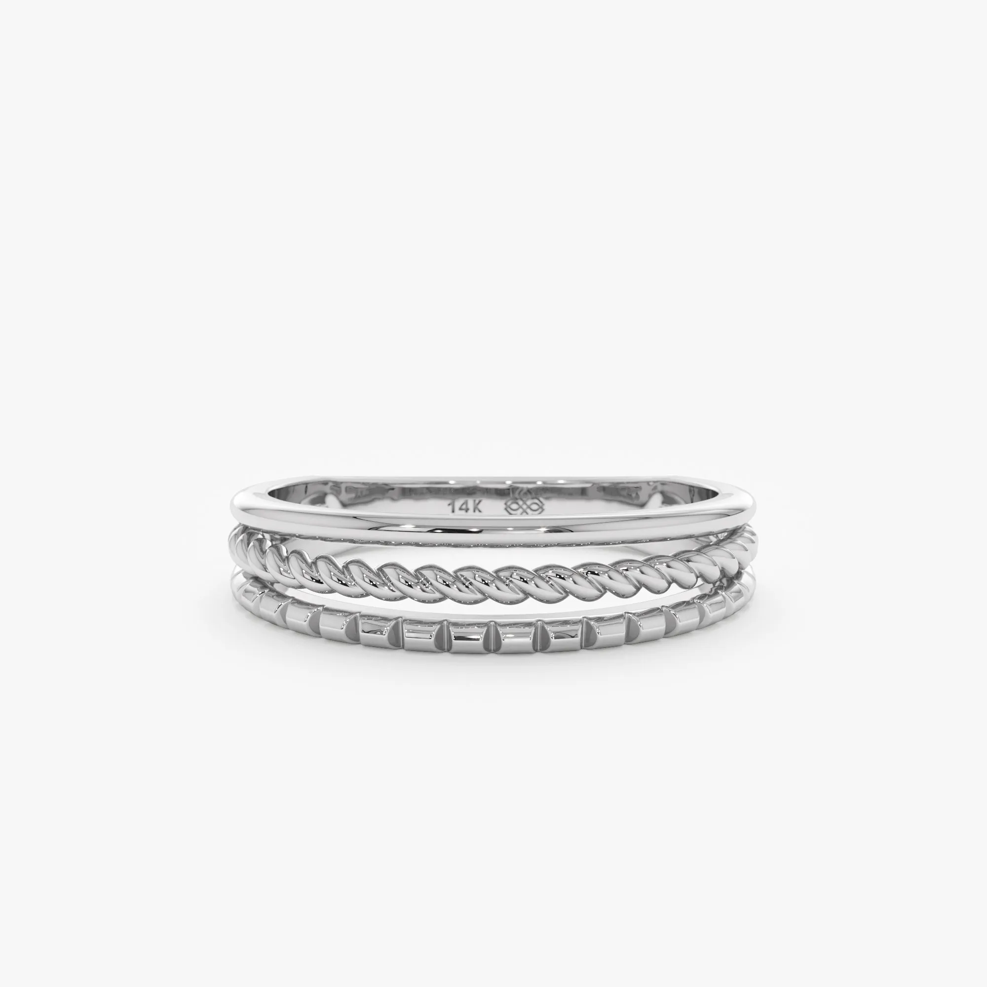 3 Design Ring Stack, Trinity