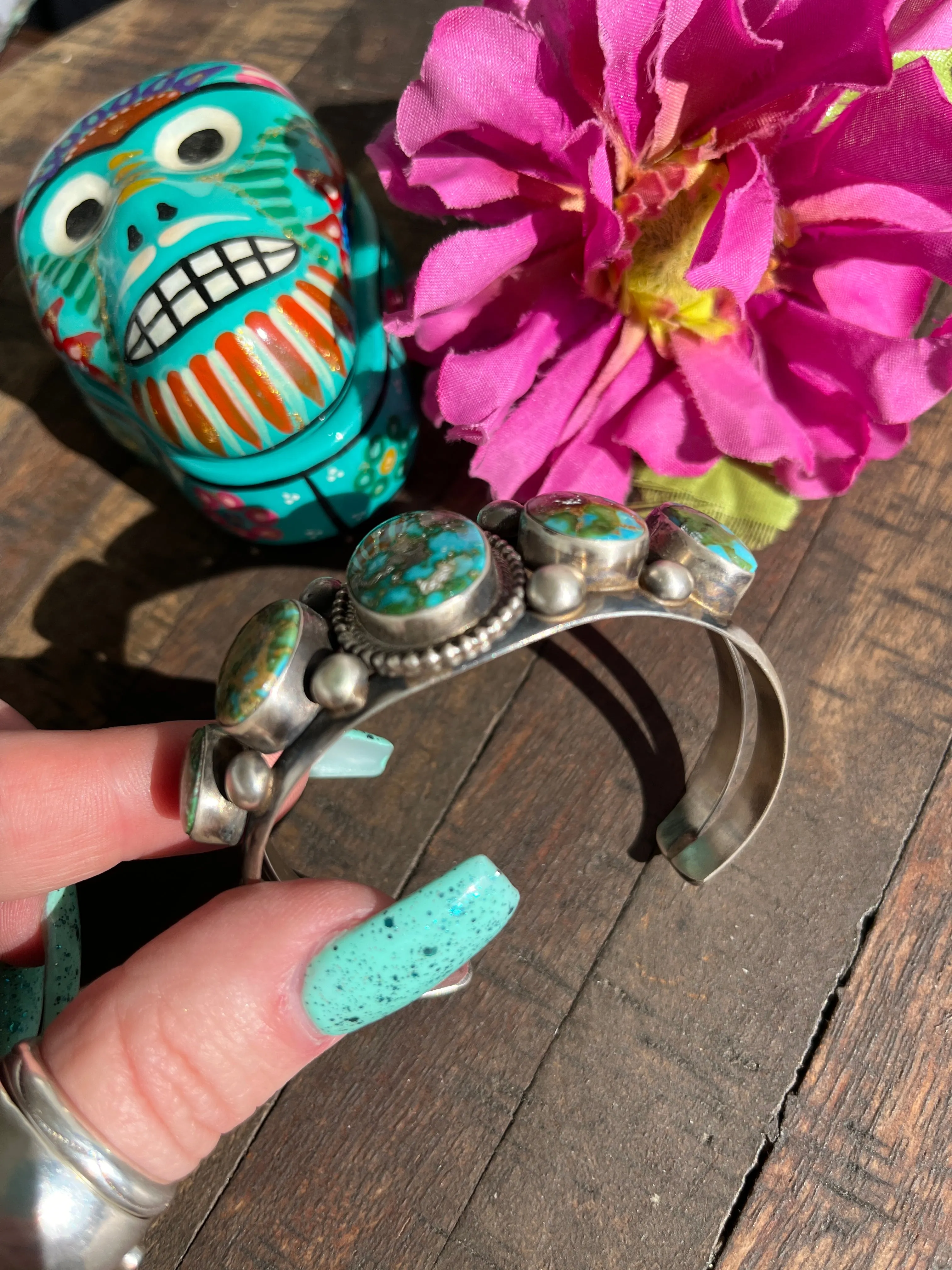 5 Stone Sonoran Cuff