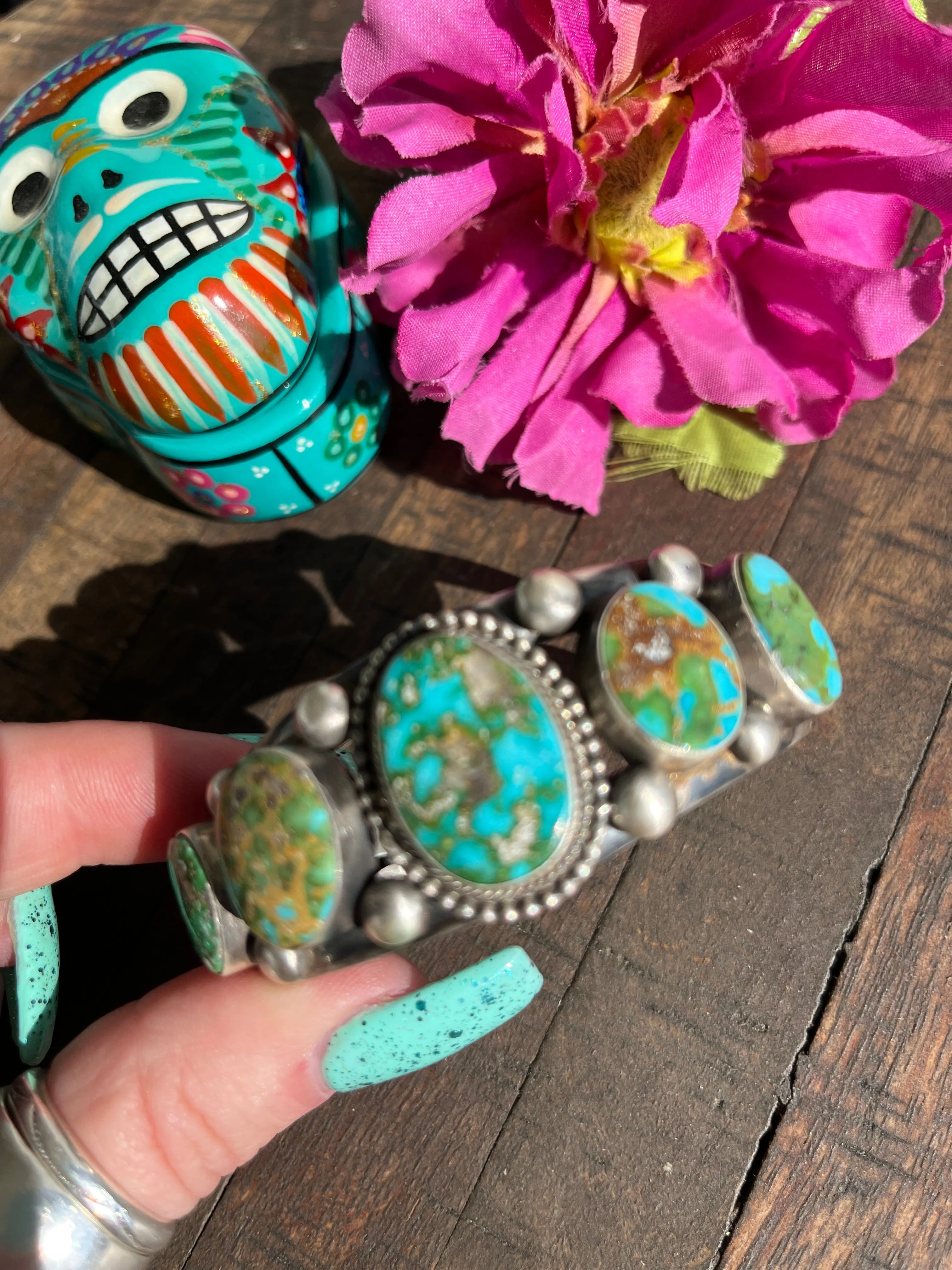 5 Stone Sonoran Cuff
