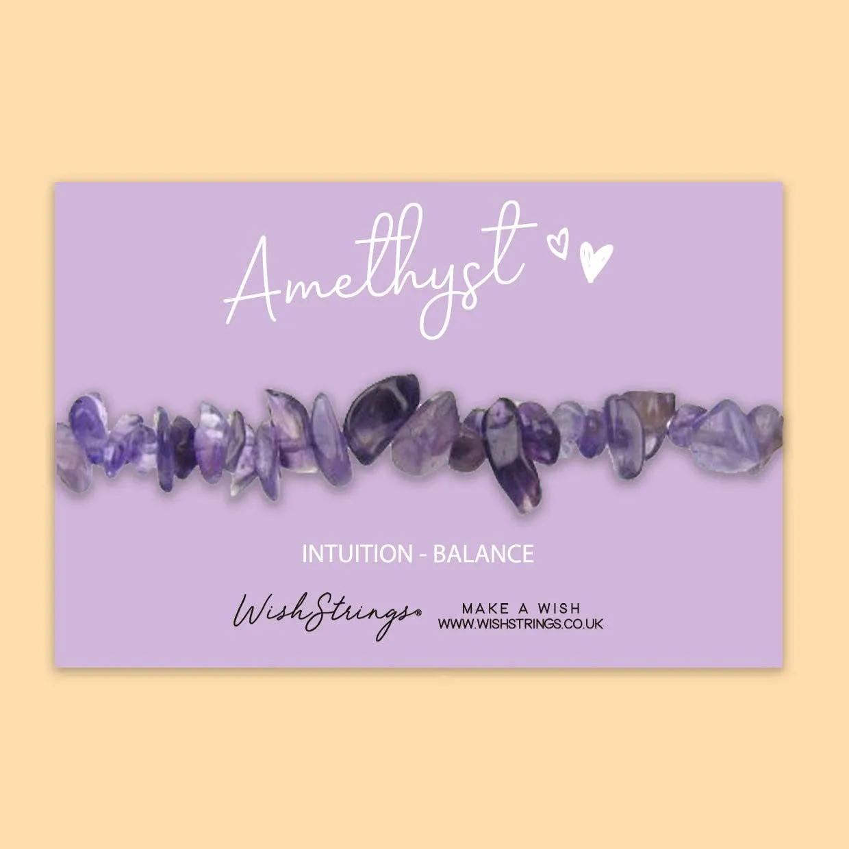AMETHYST - GEMSTONE CHIP BRACELET