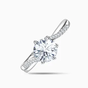 Amira - White Radiance Natural Diamond Ring