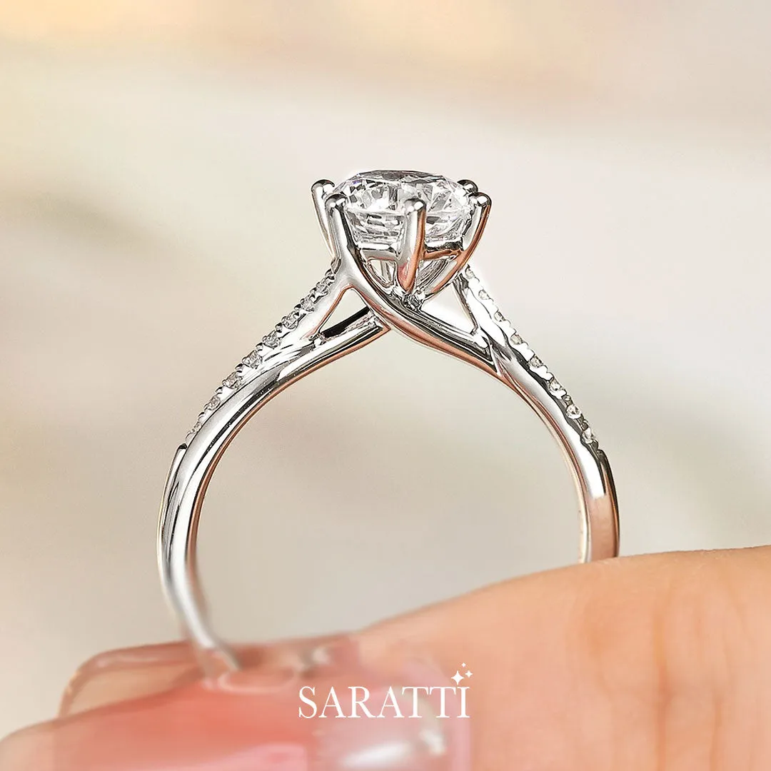 Amira - White Radiance Natural Diamond Ring