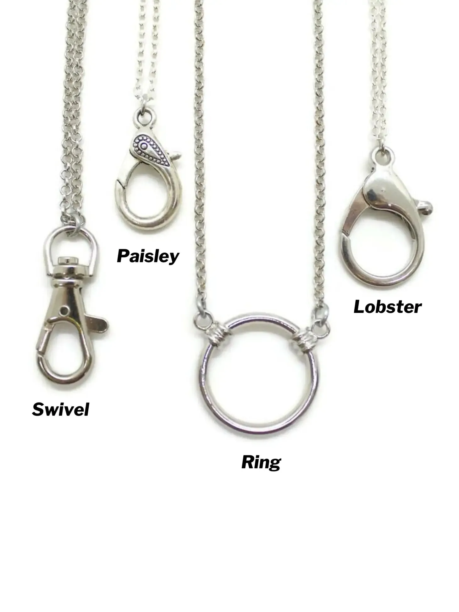 Charm Keeper Necklace Blank - Bronze and Silver
