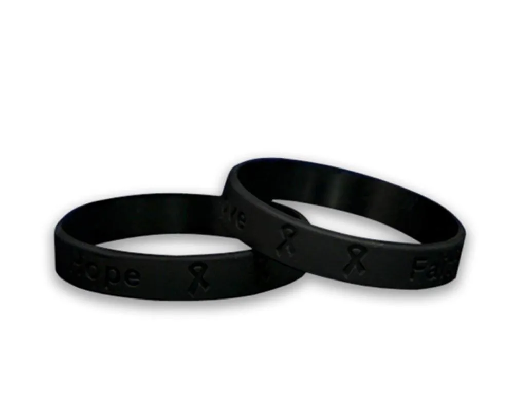 Child Melanoma Awareness Silicone Bracelet Wristbands