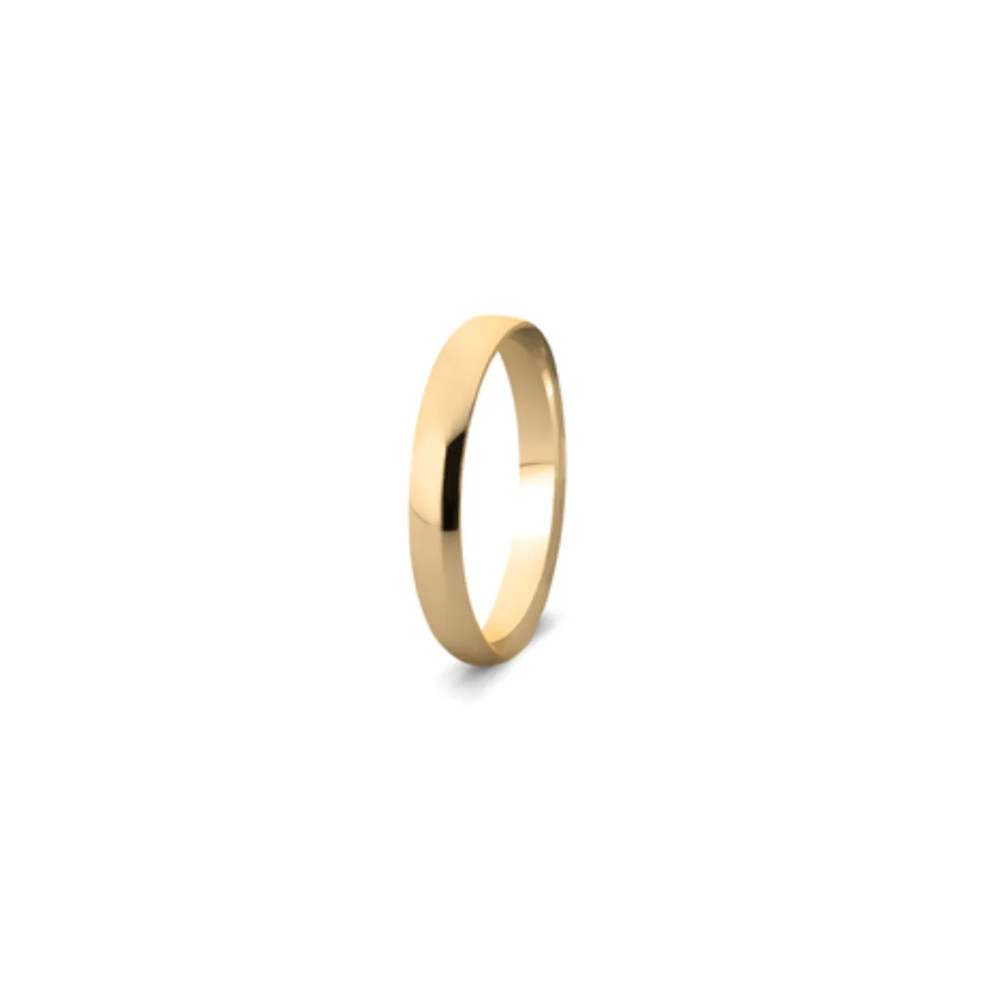 Classic 9ct Gold Wedding Band - 3mm