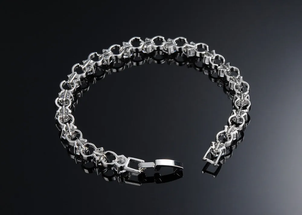 Crystal bracelets for women luxury AAA zirconia bracelet bangle fashion pulseiras created gemstone jewelry girls