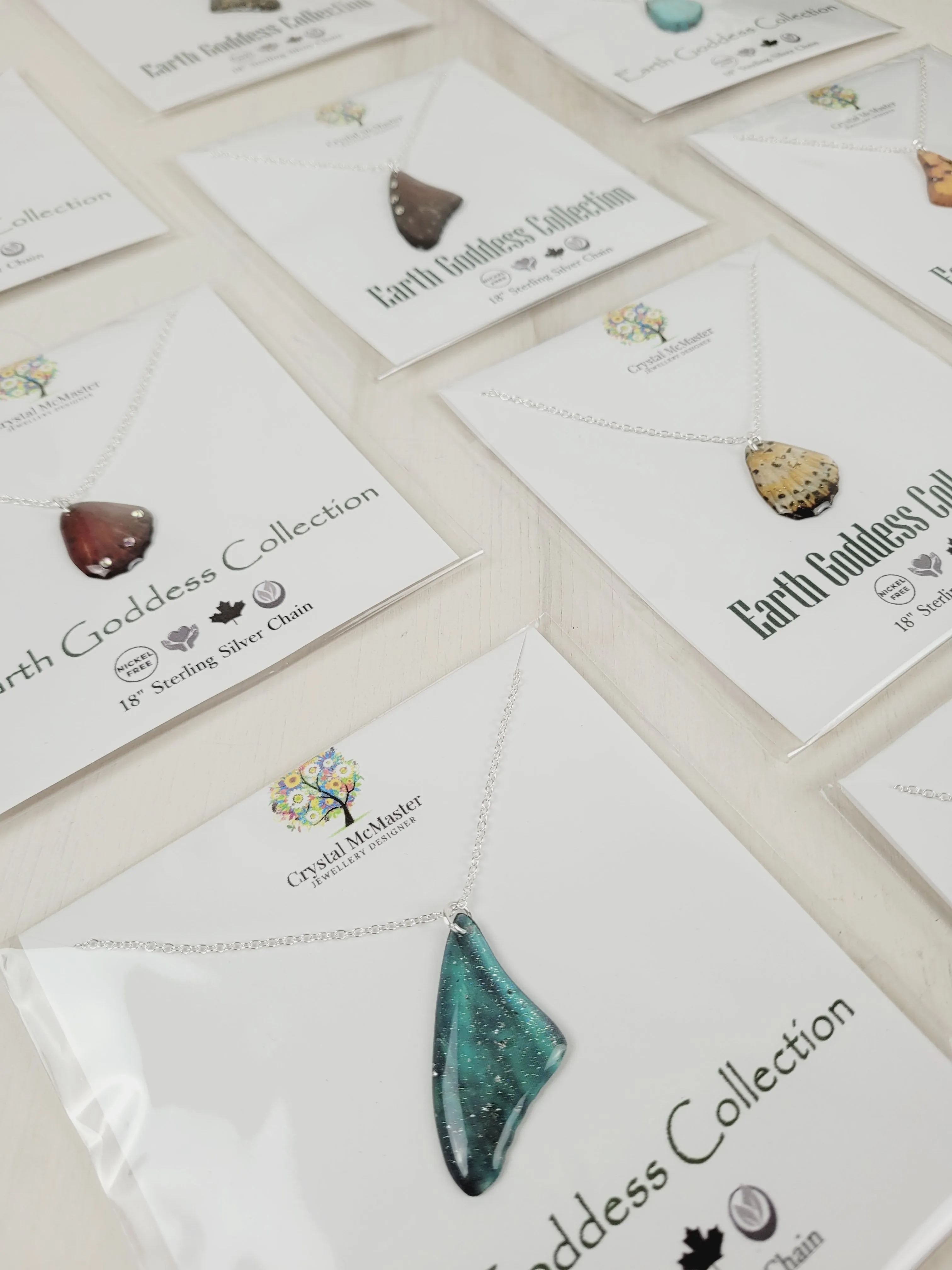 Crystal McMaster Jewellery, Earth Goddess Collection, Necklaces