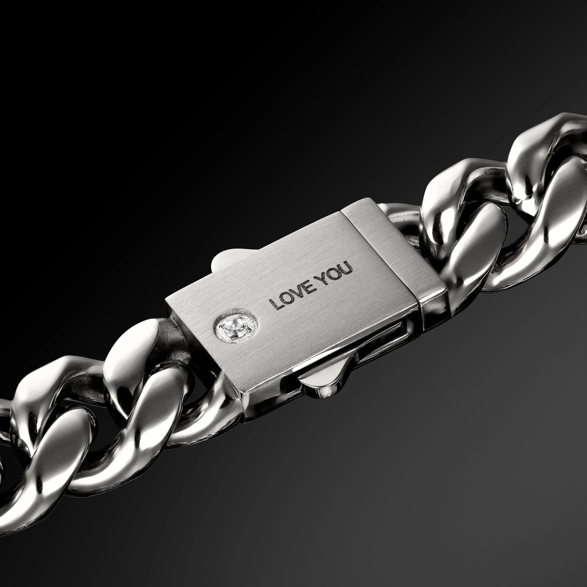 Cuban Link Bracelet 10mm - Silver RG3001