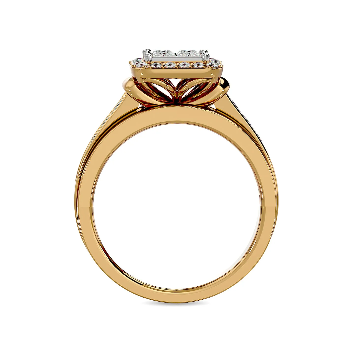 Diamond Engagement Ring 7/8 ct tw in 10K Yellow Gold