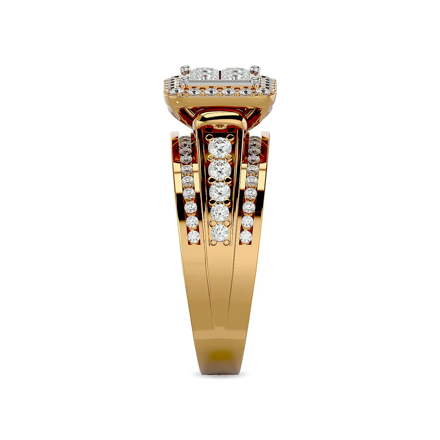 Diamond Engagement Ring 7/8 ct tw in 10K Yellow Gold