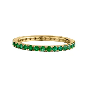 EMERALD ETERNITY BAND