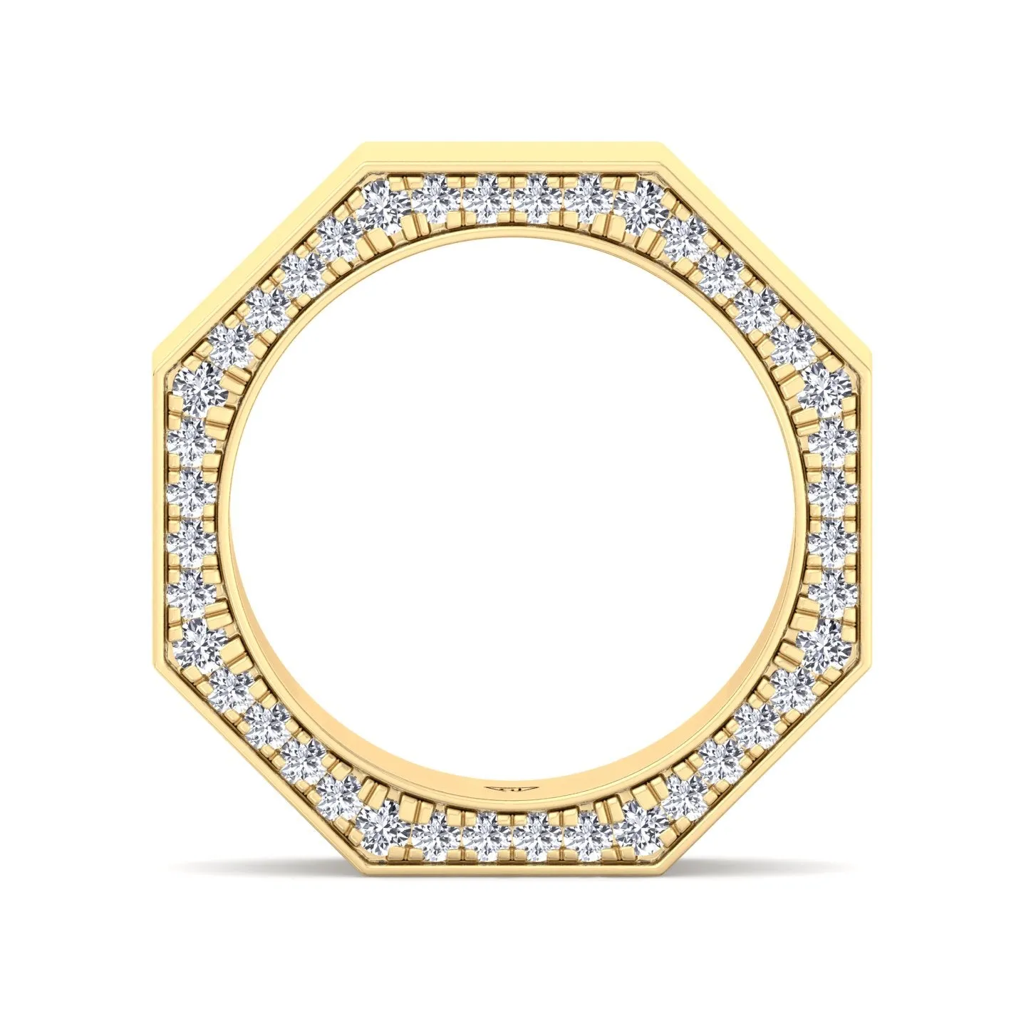 Enrico - Hidden Diamond Wedding Band