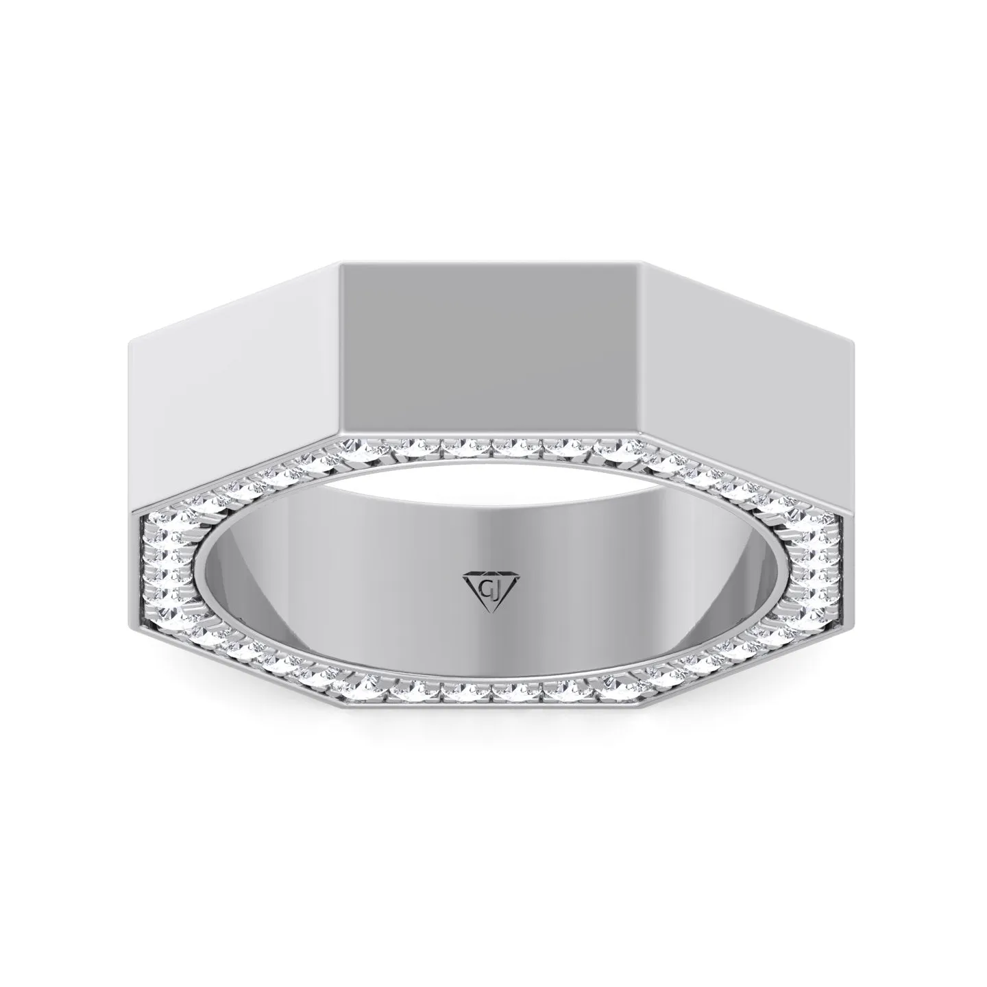 Enrico - Hidden Diamond Wedding Band