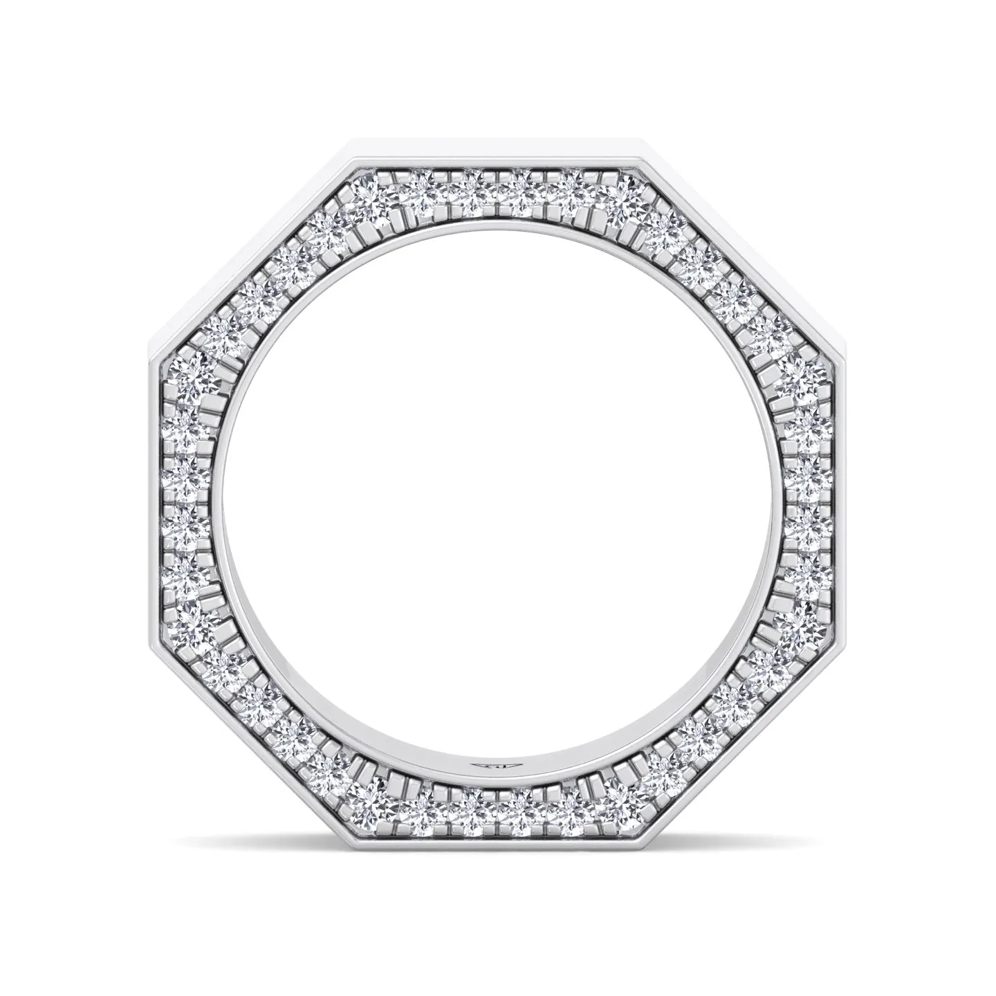 Enrico - Hidden Diamond Wedding Band