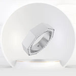 Enrico - Hidden Diamond Wedding Band