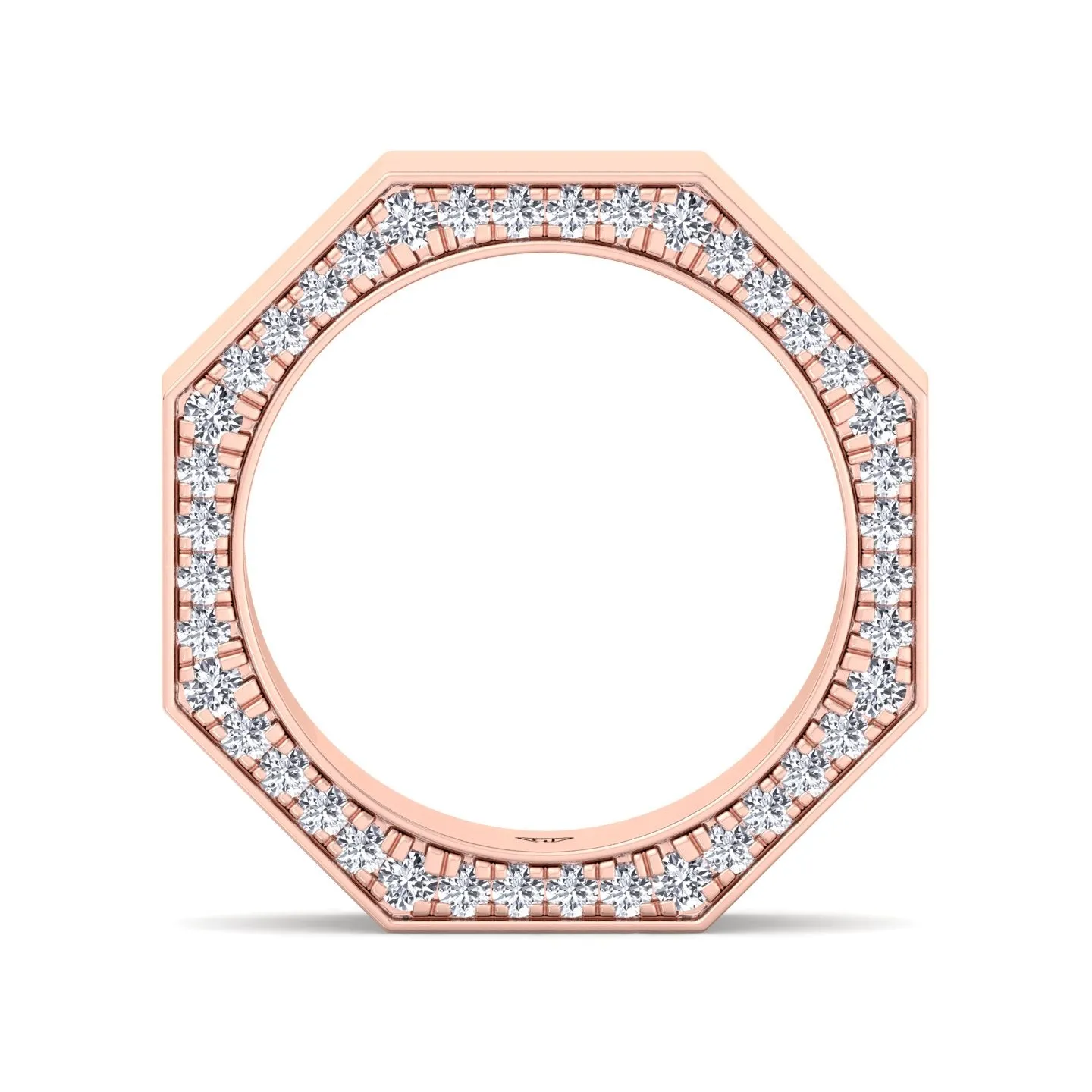 Enrico - Hidden Diamond Wedding Band
