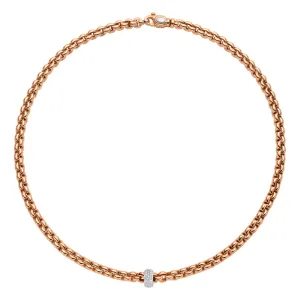 FP Flex'It Eka 18ct Rose Gold .37ct Diamond Necklace
