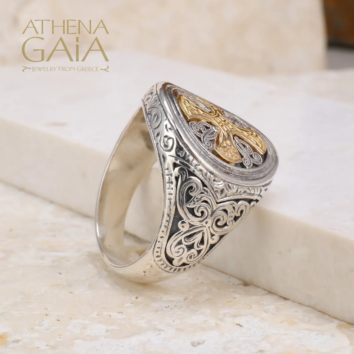 Gerochristo Cross Ring