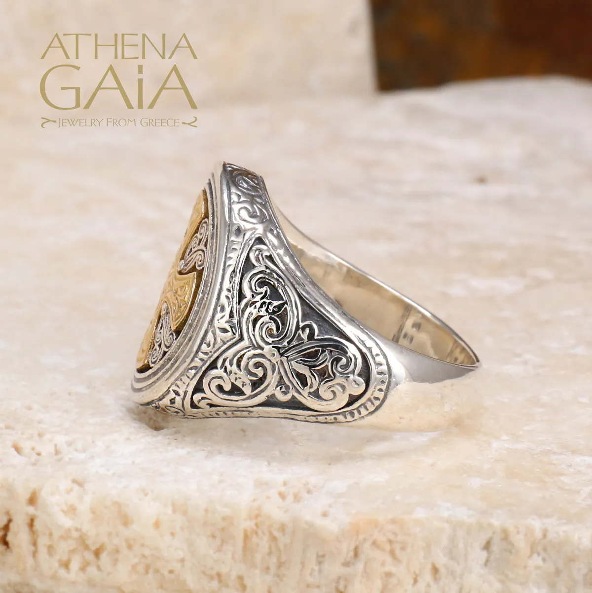 Gerochristo Cross Ring