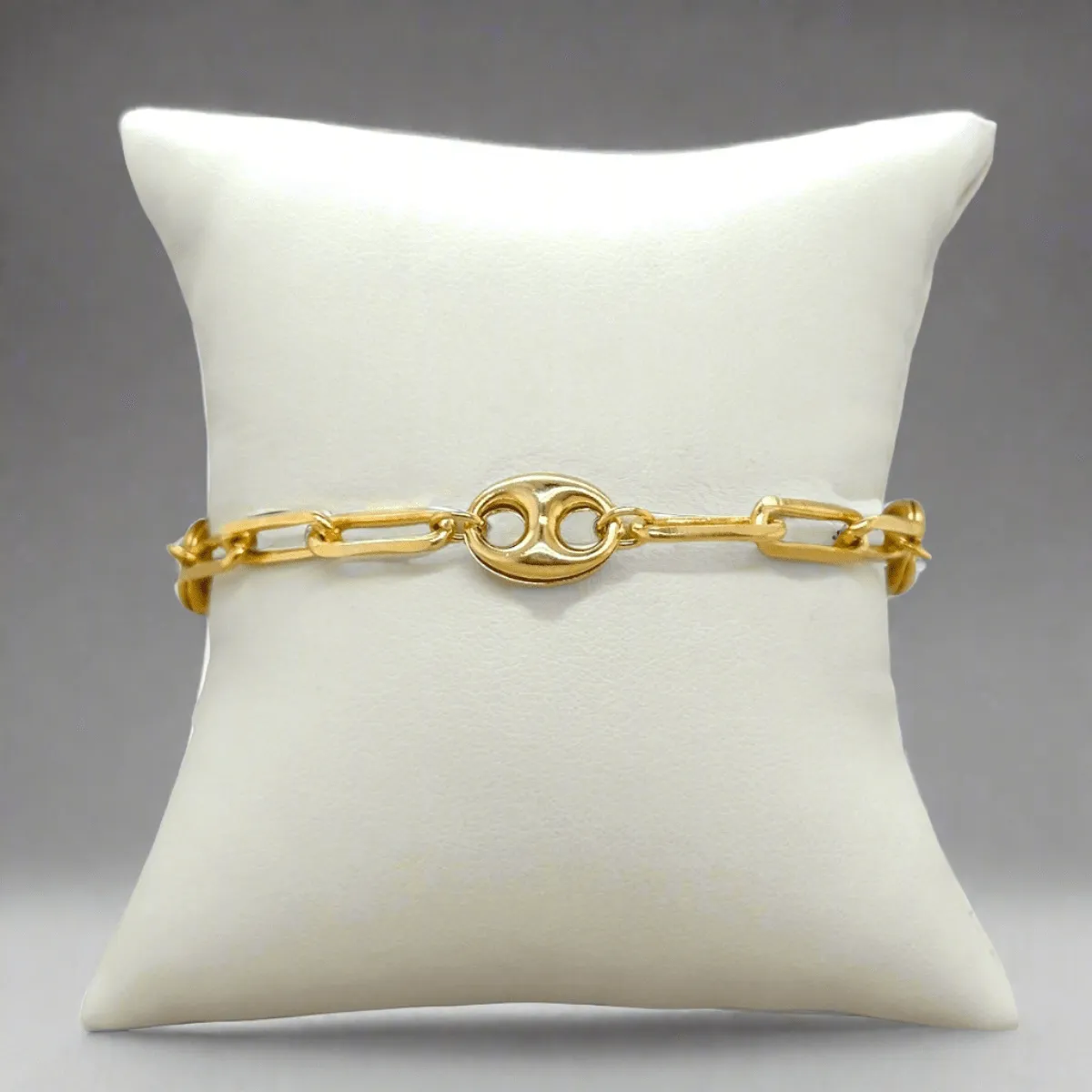 Gold Filled Mariner Paperclip Link Bracelet