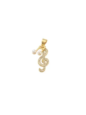 Gold Melody Charm