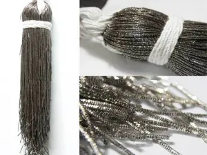 Gunmetal Gray Nakshi / Bullion Wire (Wholesale)