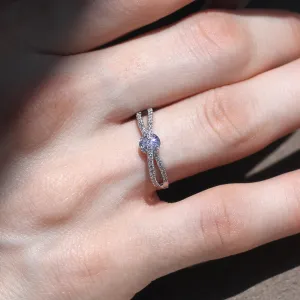 Half Carat Crisscross Brilliance Ring