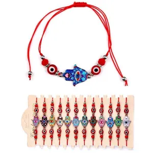 Hamsa Evil Eye Bracelets 4042 (12 units)