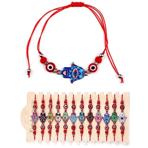 Hamsa Evil Eye Bracelets 4042 (12 units)