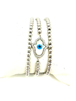 Hamsa Stack Bracelets-2 Colors