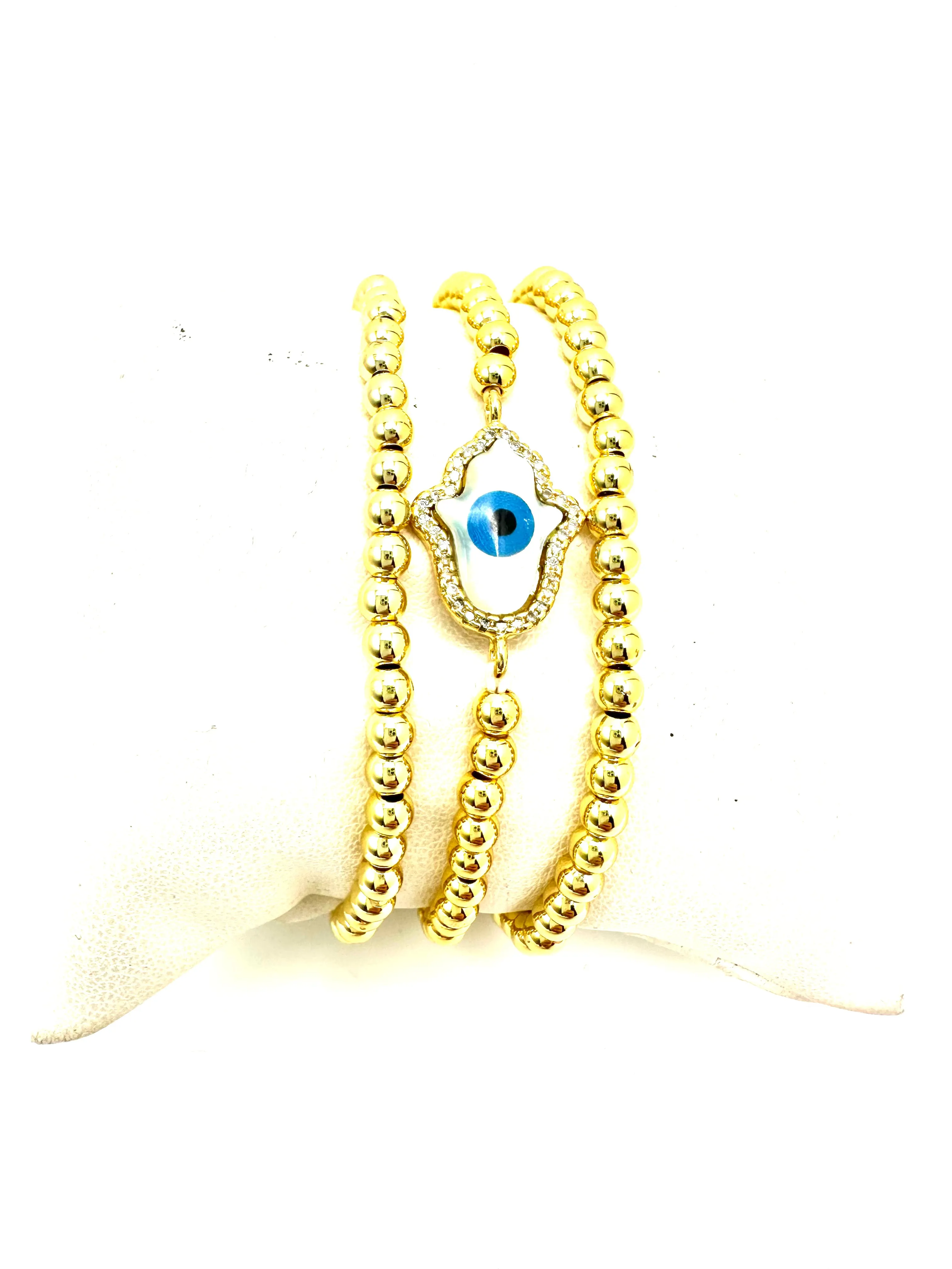 Hamsa Stack Bracelets-2 Colors