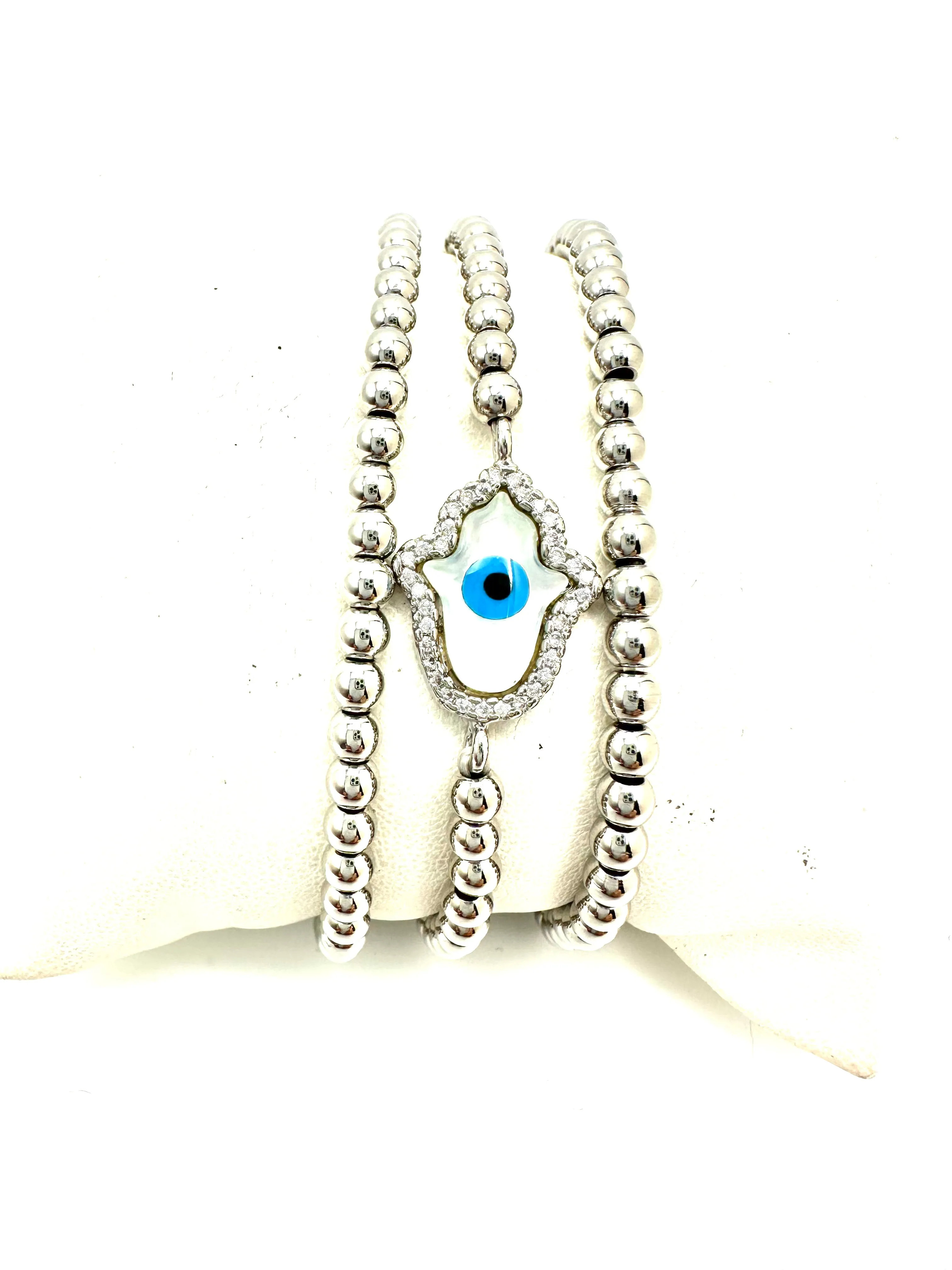 Hamsa Stack Bracelets-2 Colors