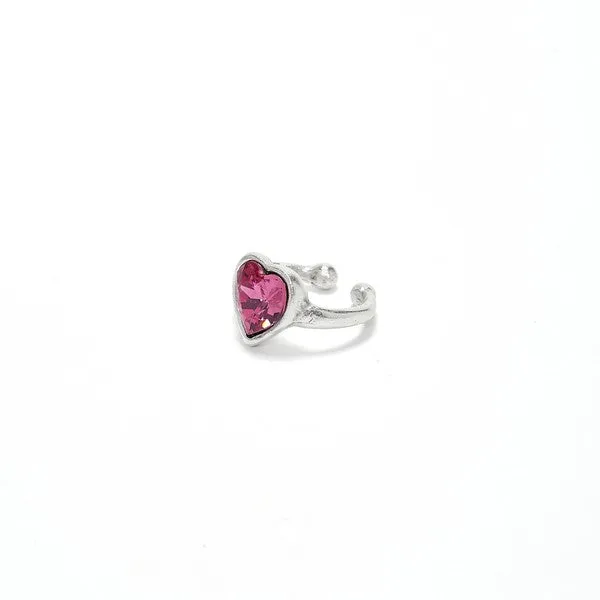 Heart Shaped Crystal Rings