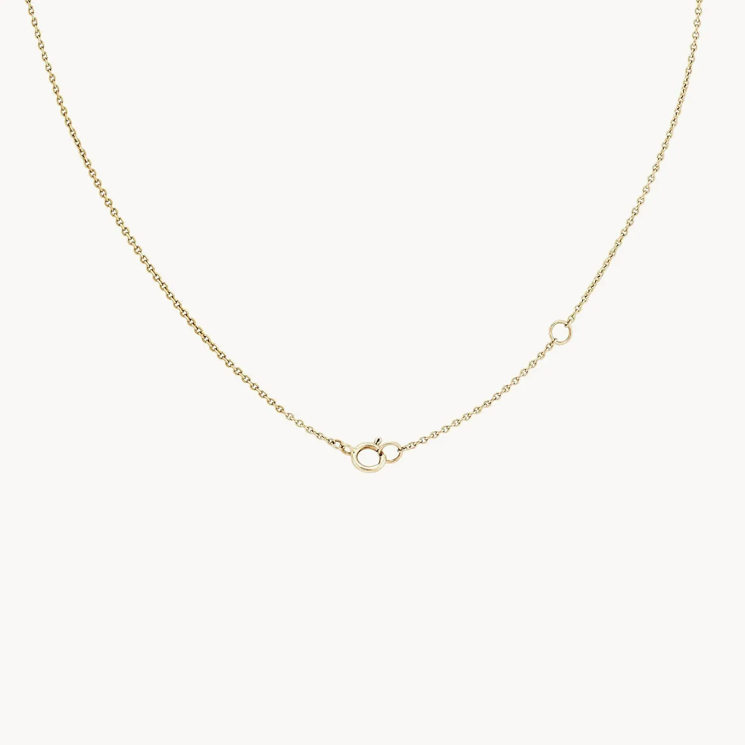 Imprint forest necklace - 14k yellow gold, engravable