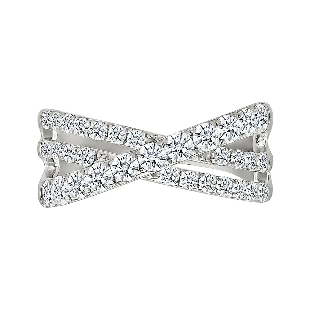 Intertwined Brilliance Gold & Diamond Ring