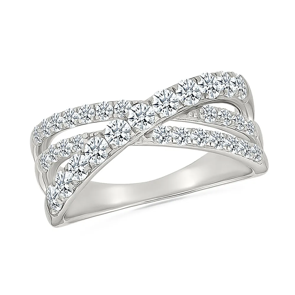 Intertwined Brilliance Gold & Diamond Ring