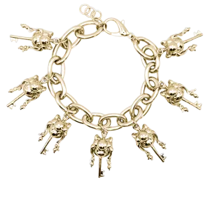 Key Drop Bracelet in Gold