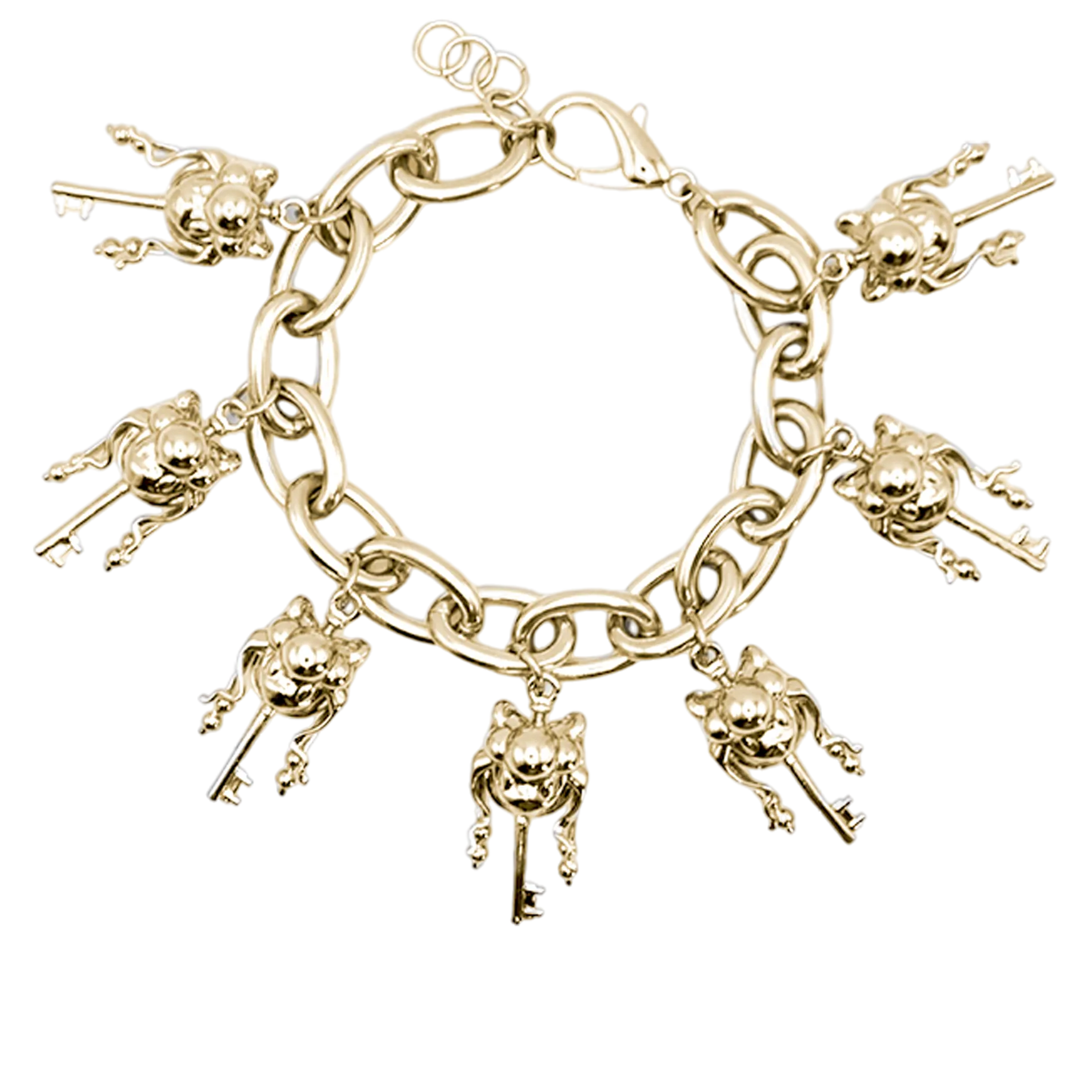 Key Drop Bracelet in Gold