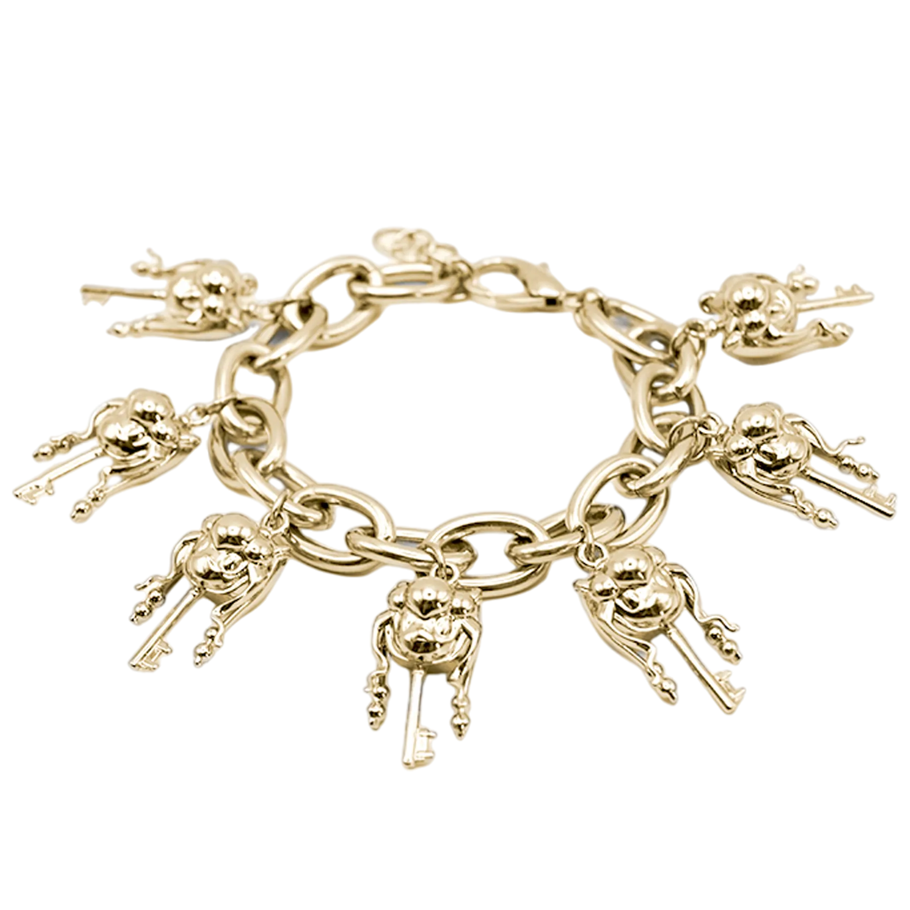 Key Drop Bracelet in Gold