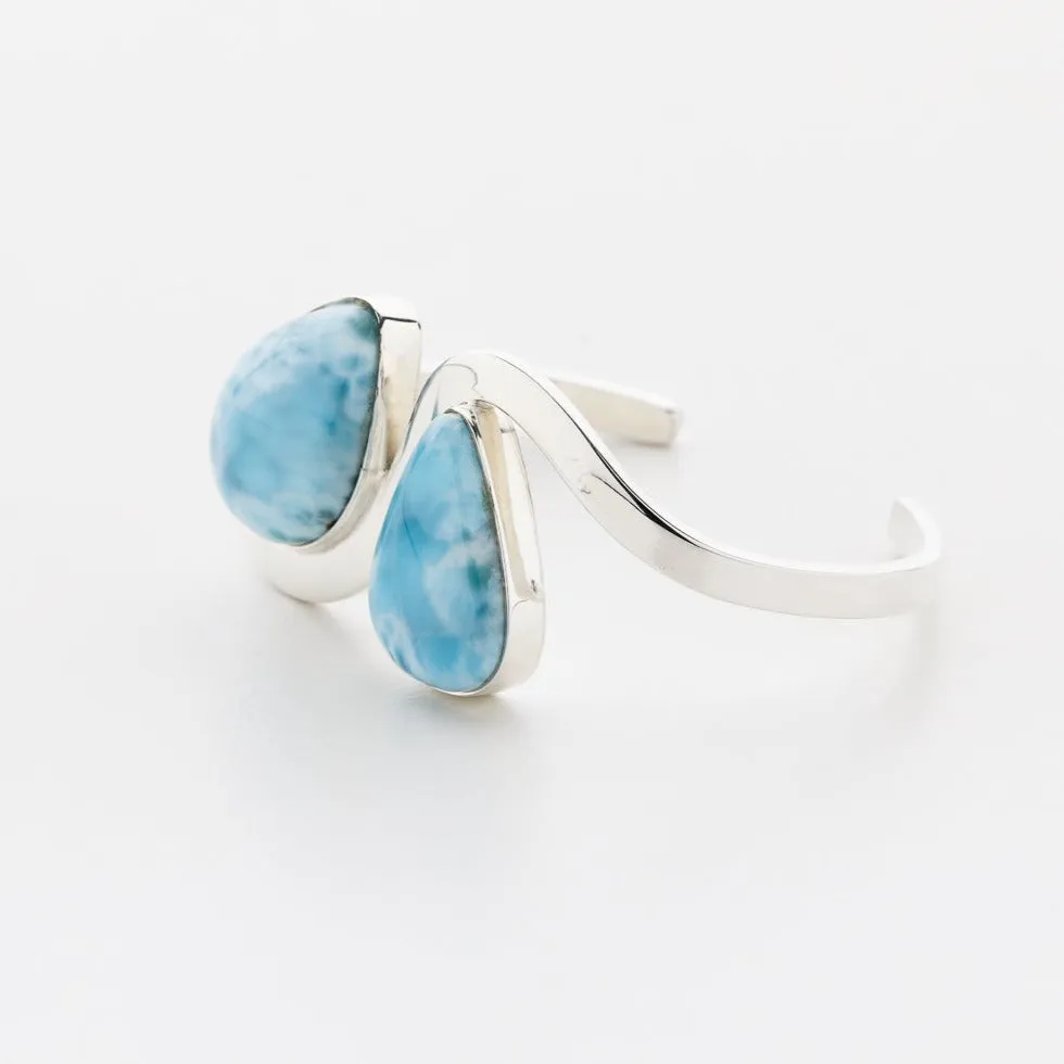 Larimar Cuff Bracelet Esau Twins