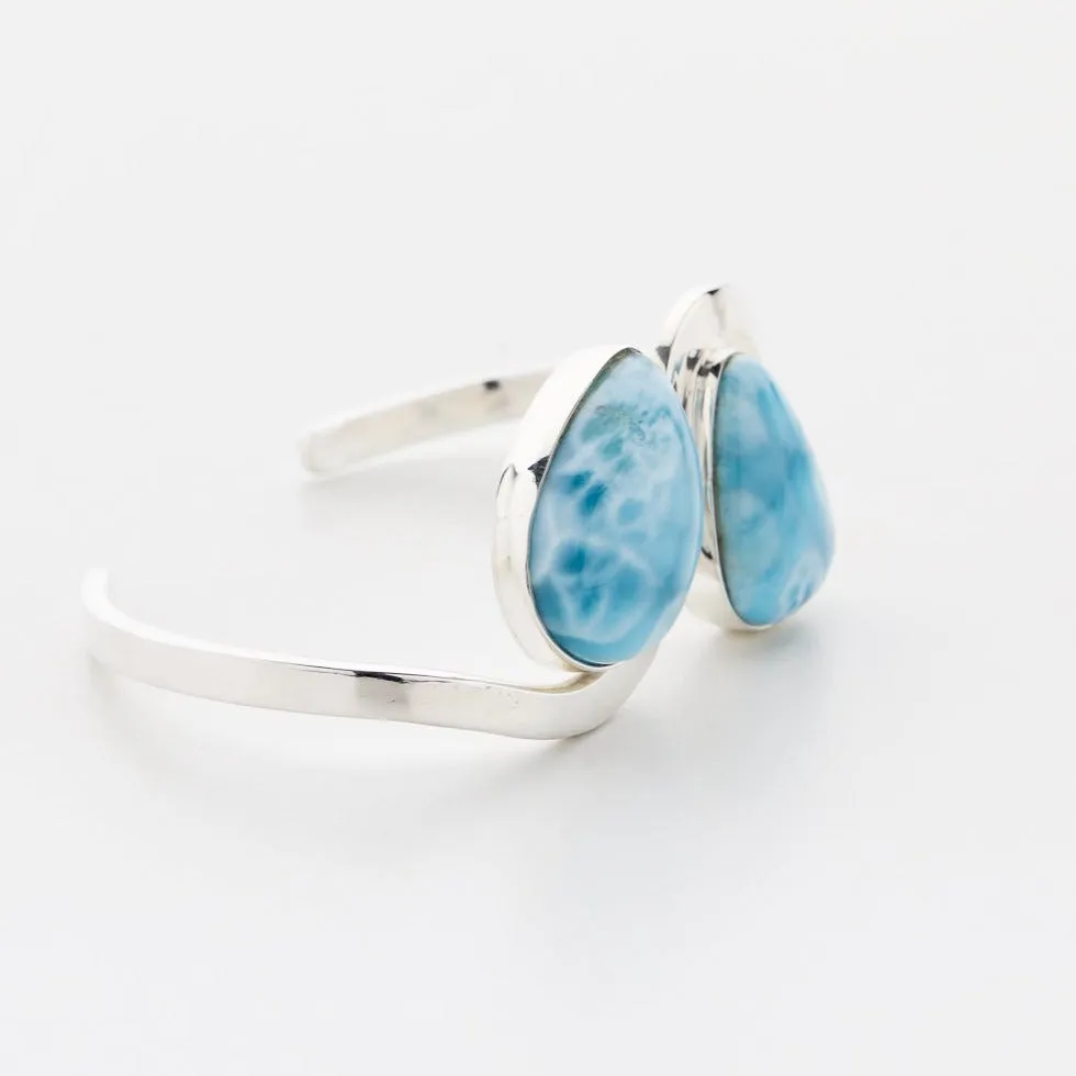 Larimar Cuff Bracelet Esau Twins