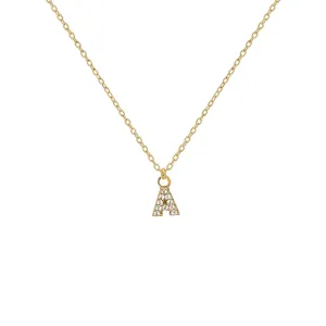 Love Local Initial Necklace With Letter Charm