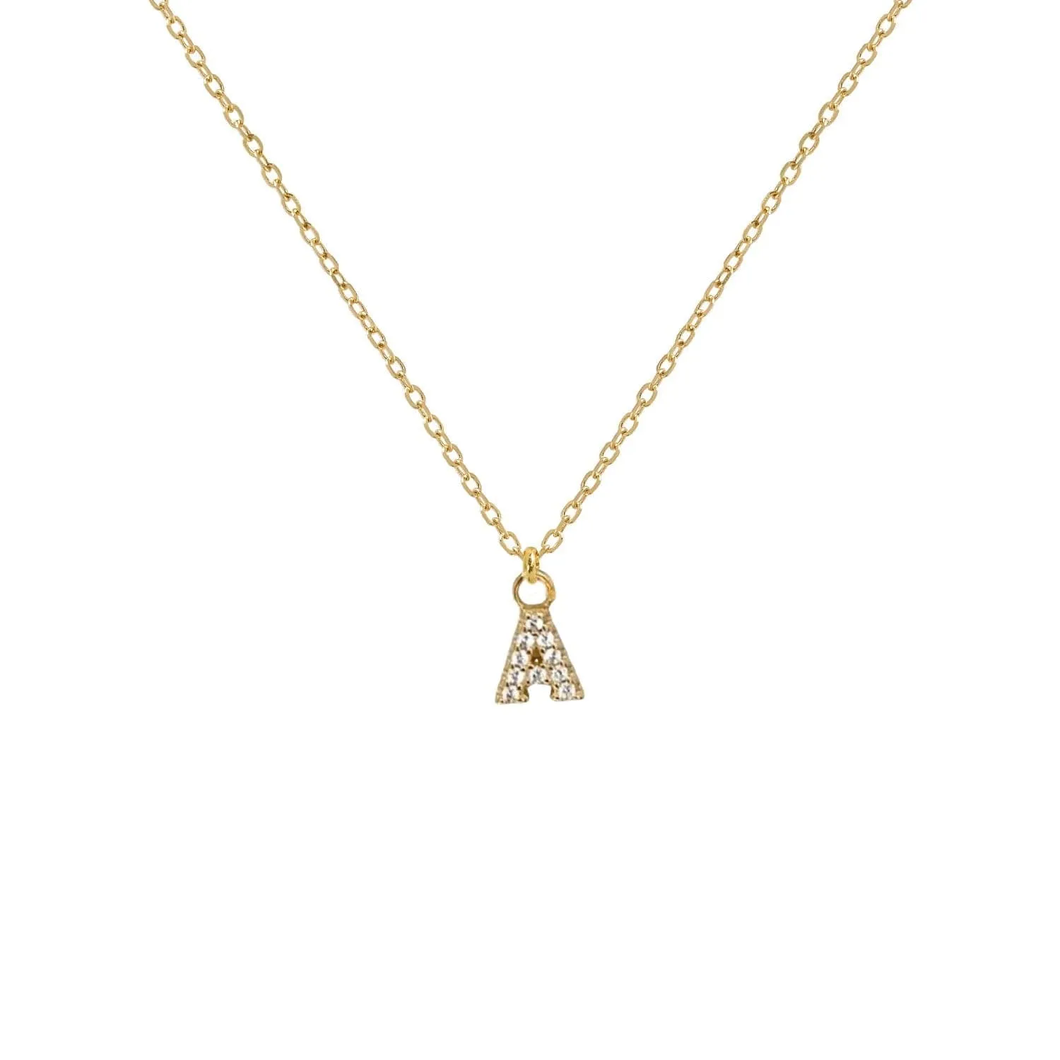 Love Local Initial Necklace With Letter Charm